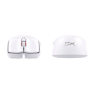 HyperX Pulsefire Haste 2 White Gaming Mouse Showing Both Front and Back Sides